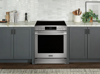 Frigidaire PCFE3085BF 30" Electric Range with Stone-Baked Pizza