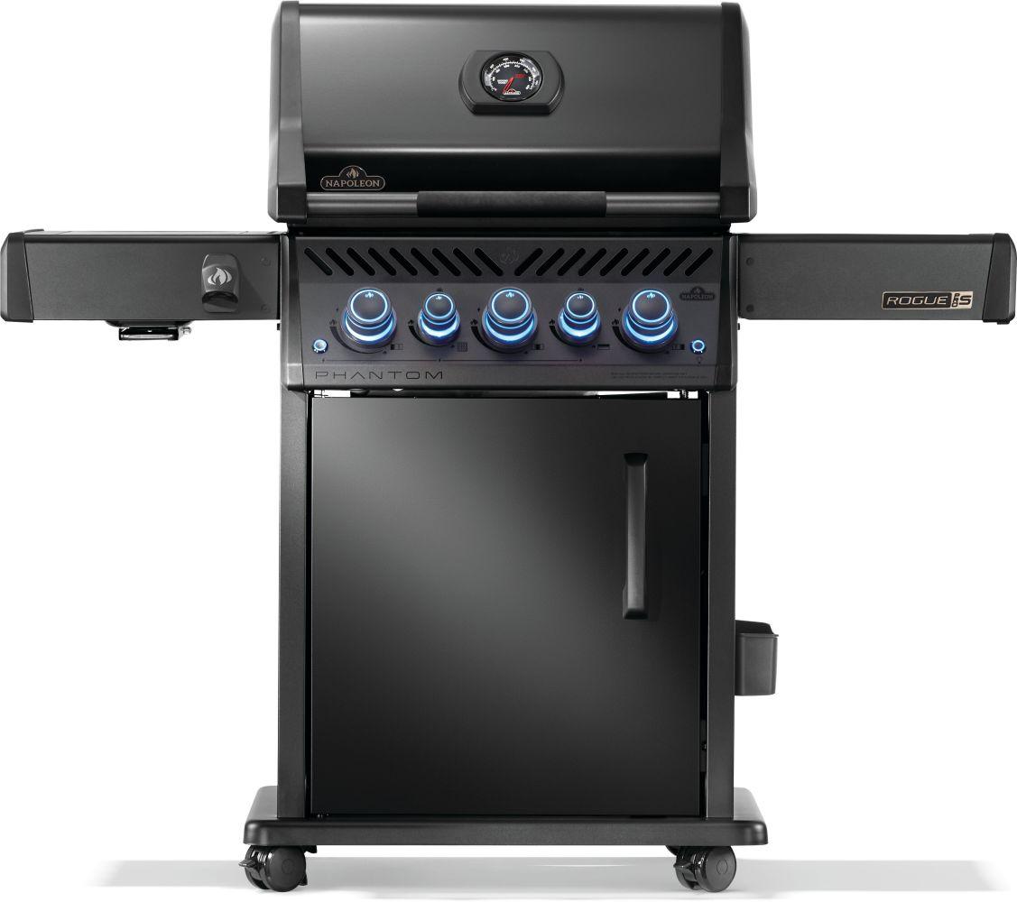 Napoleon Bbq RPS425RSIBNK2PHM Phantom Rogue PRO-S 425 RSIB with Infrared Side and Rear Burner , Natural Gas, Matte/Matt Black