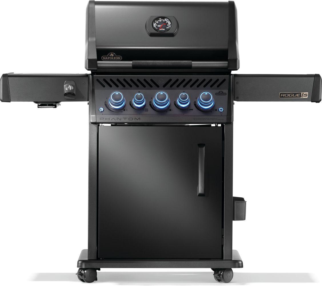 Napoleon Bbq RPS425RSIBPK2PHM Phantom Rogue PRO-S 425 RSIB with Infrared Side and Rear Burner , Propane, Matte/Matt Black