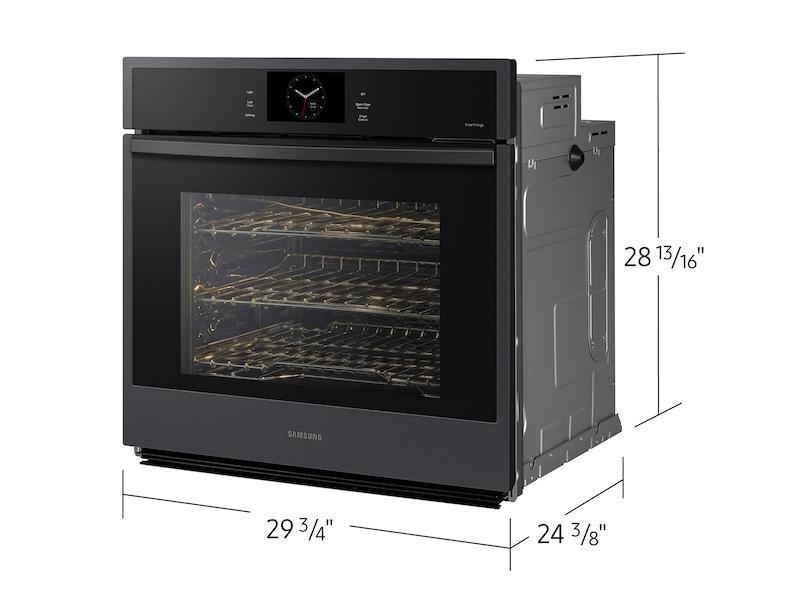 Samsung NV51CG600SMTAA 30" Single Wall Oven with Steam Cook in Matte Black