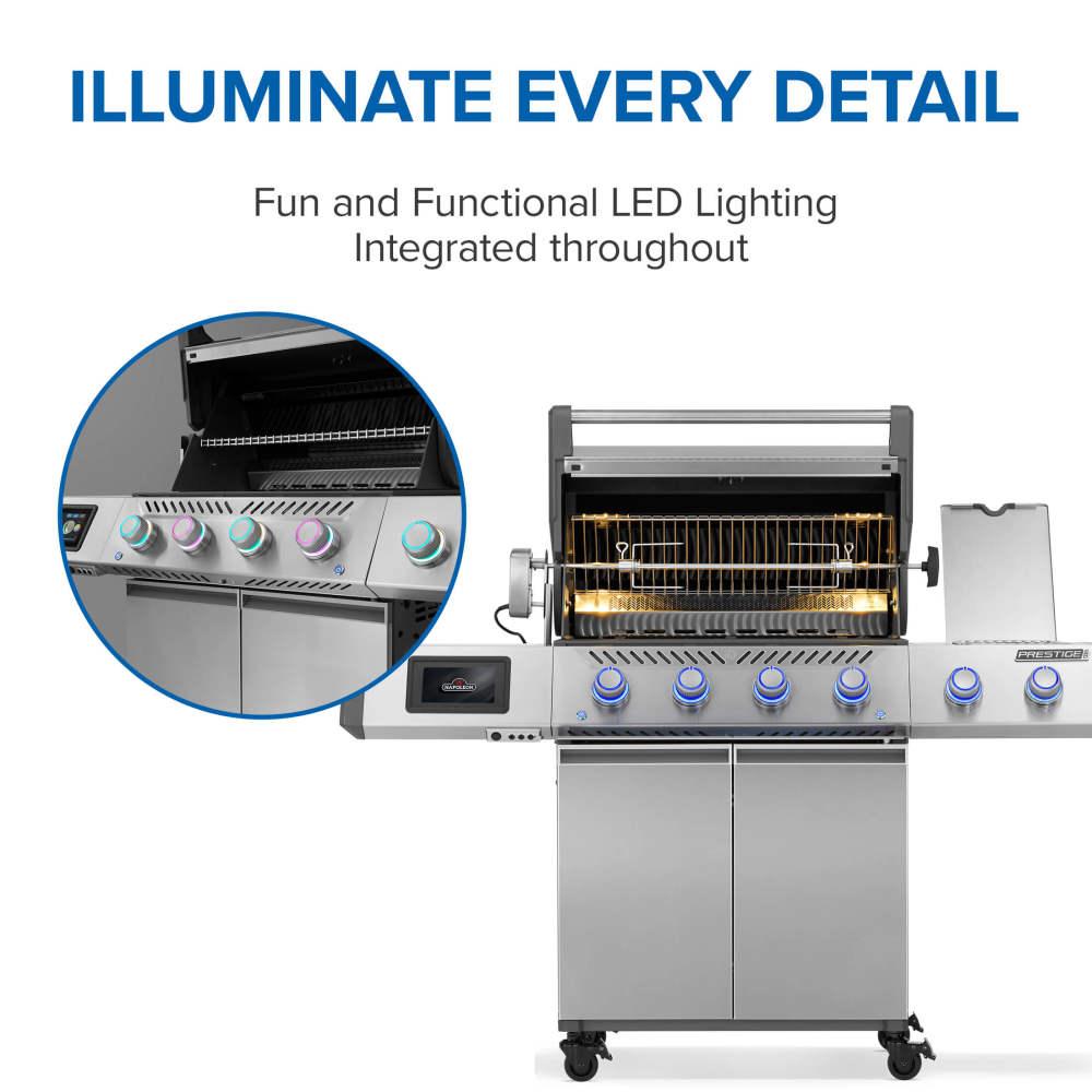 Napoleon Bbq PRO500VXRSIBNSS Prestige PRO 500 with Smart Technology , Natural Gas, Stainless Steel