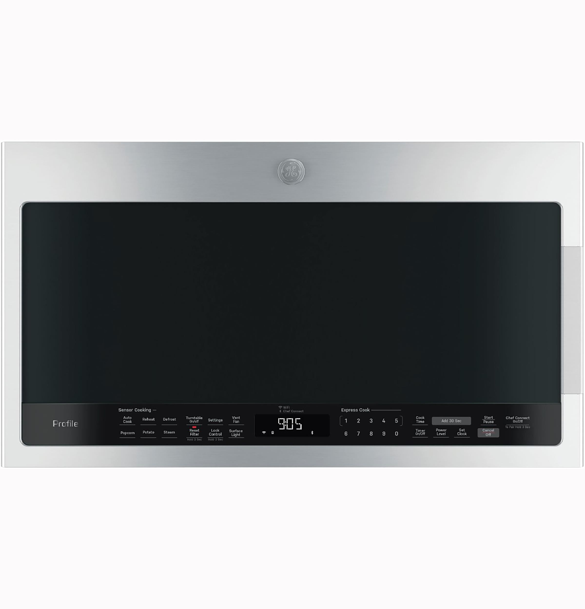 PVM9005RYSS GE Profile™ 2.1 Cu. Ft. Over-the-Range Sensor Microwave Oven