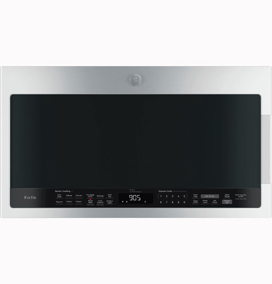 PVM9005RYSS GE Profile™ 2.1 Cu. Ft. Over-the-Range Sensor Microwave Oven