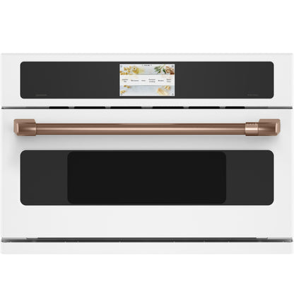 Cafe CSB923P4NW2 CAF(EBACK)™ 30" Smart Five in One Wall Oven with 240V Advantium® Technology