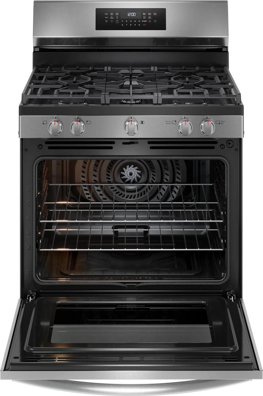Frigidaire GCRG3059BF 30" Rear Control Gas Range with Air Fry