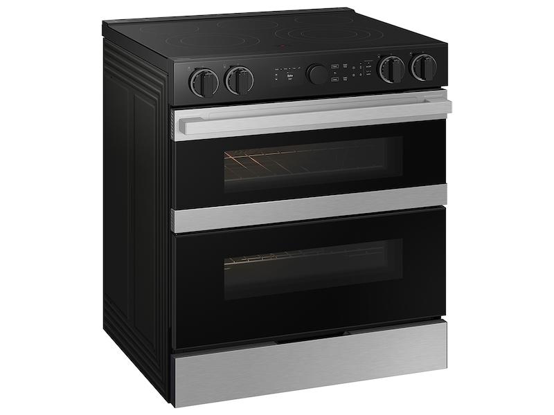 Samsung NSE6DG8550SR Bespoke Smart Slide-In Electric Range 6.3 cu. ft. with Flex Duo™ & Illuminated Precision Knobs in Stainless Steel