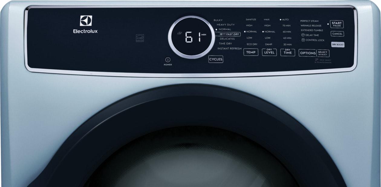 ELFE7437AG Electrolux Front Load Perfect Steam™ Electric Dryer with Instant Refresh - 8.0 Cu. Ft.