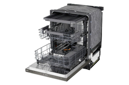 Lg LDNPM545D Smart FlushFit™ Top Control Dishwasher with 1-Hour Wash & Dry, QuadWash® Pro, and Dynamic Heat Dry™ w/AutoVent Dry™