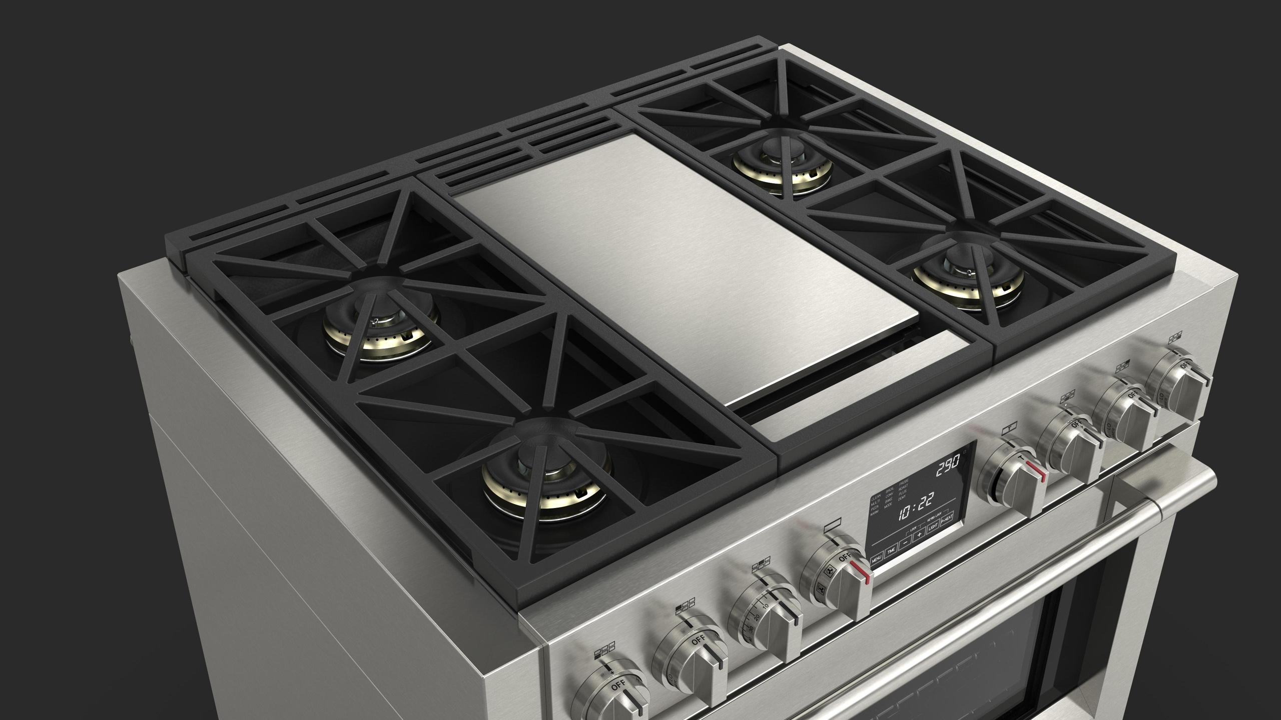 36 DUAL FUEL PRO RANGE WITH GRIDDLE