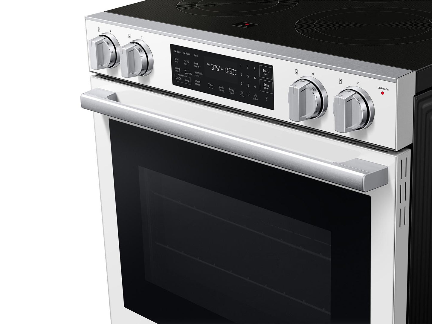 Samsung NSE80H63SW Bespoke Smart Slide-in Electric Range Pro Style Design  Air Fry Max  True Convection