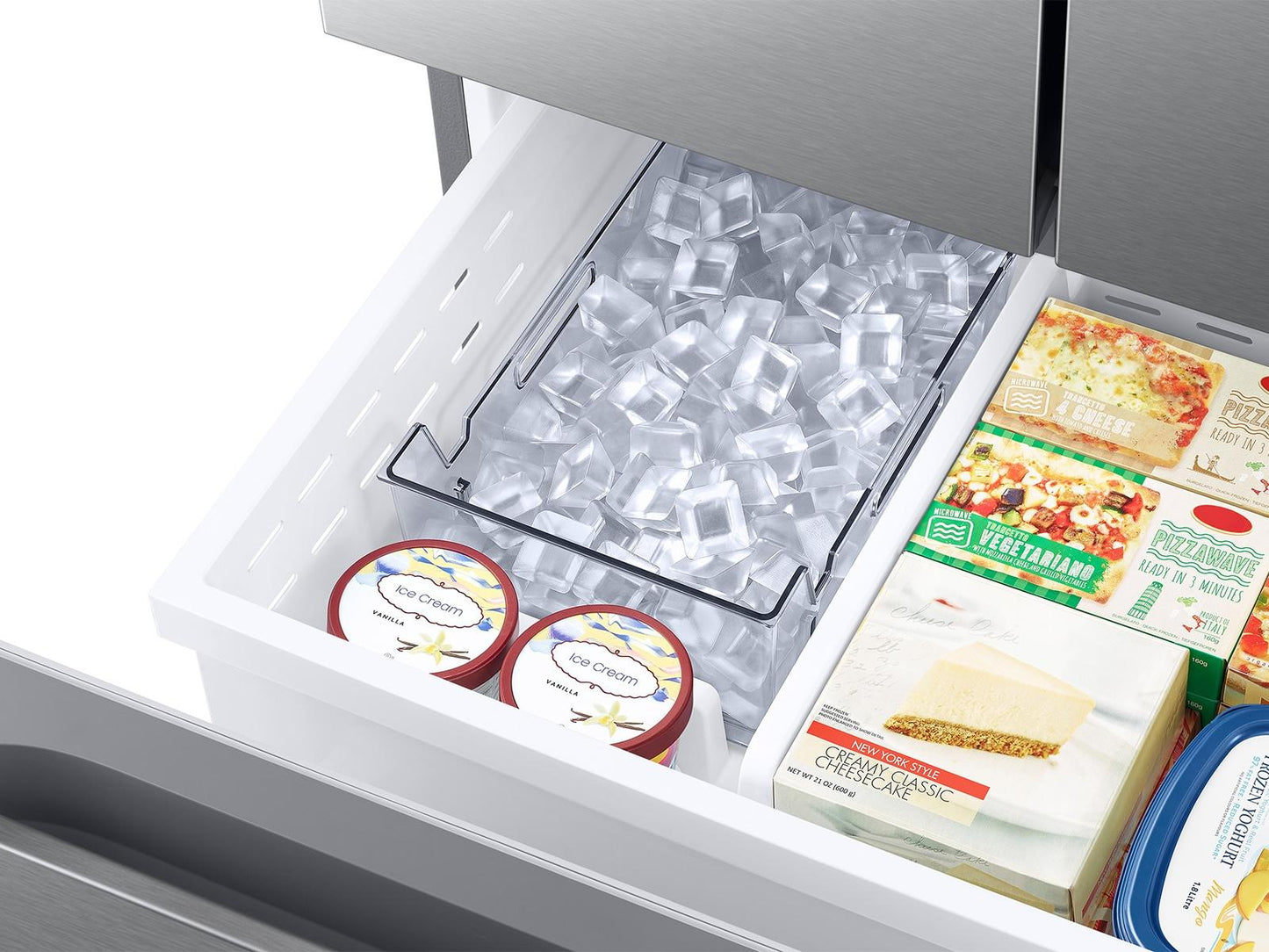 Samsung RF25C5A01SR Bespoke AI 3-Door French Door Auto Ice Maker  All-Around Cooling  25 cu.ft.