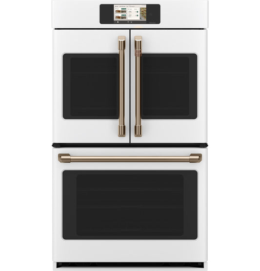 Cafe CTD90FP4ZW2 CAF(EBACK)™ Professional Series 30" Smart Built-In Convection French-Door Double Wall Oven