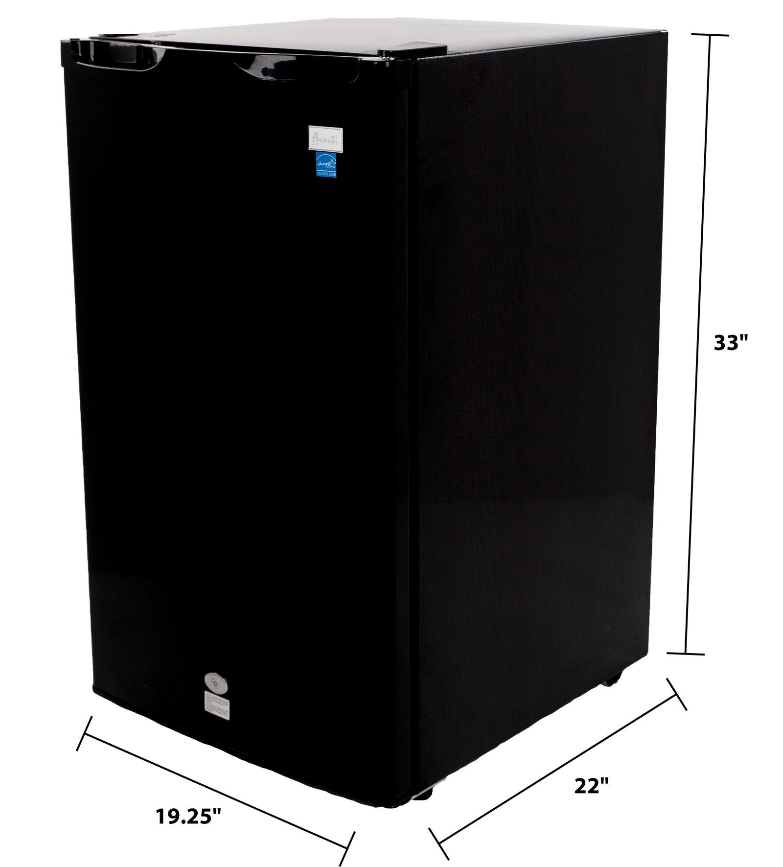 Avanti 4.4 cu. ft. Compact Refrigerator - Black / 4.4 cu. ft.