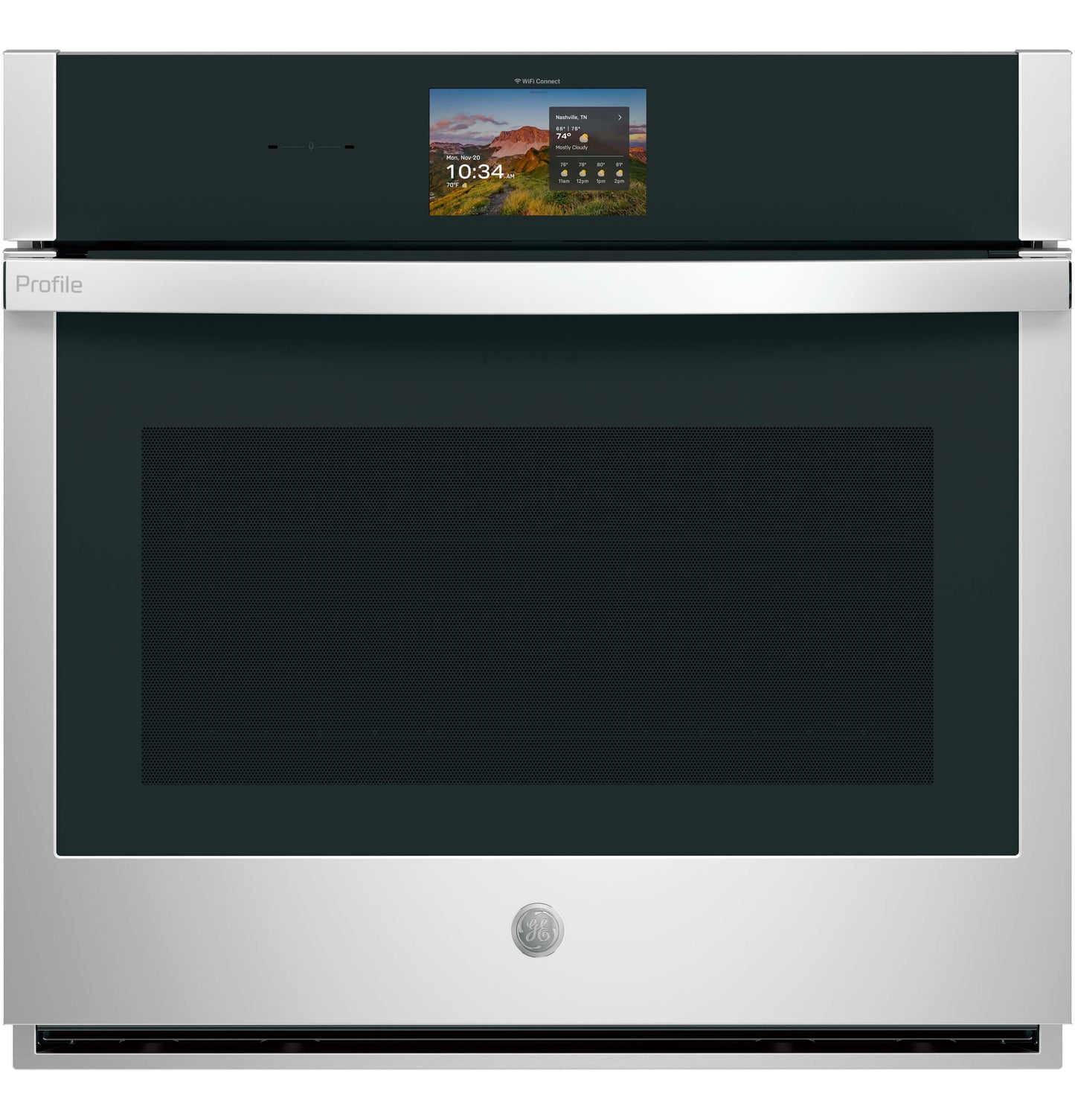 PTS9000SZSS GE Profile™ 30" Smart Built-In Convection Single Wall Oven with In-Oven Camera and No Preheat Air Fry