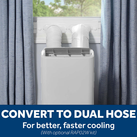 APLS08WWF GE® 8,000 BTU Class Smart Portable Air Conditioner for Medium Rooms up to 350 sq ft. (8,100 BTU DOE)