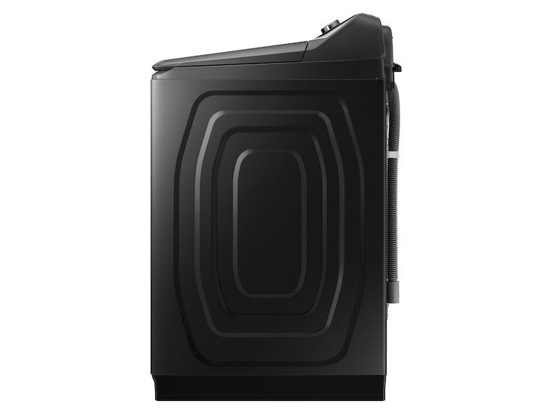 Samsung WA54CG7105AVUS 5.4 cu. ft. Extra-Large Capacity Smart Top Load Washer with ActiveWave™ Agitator and Super Speed Wash in Brushed Black
