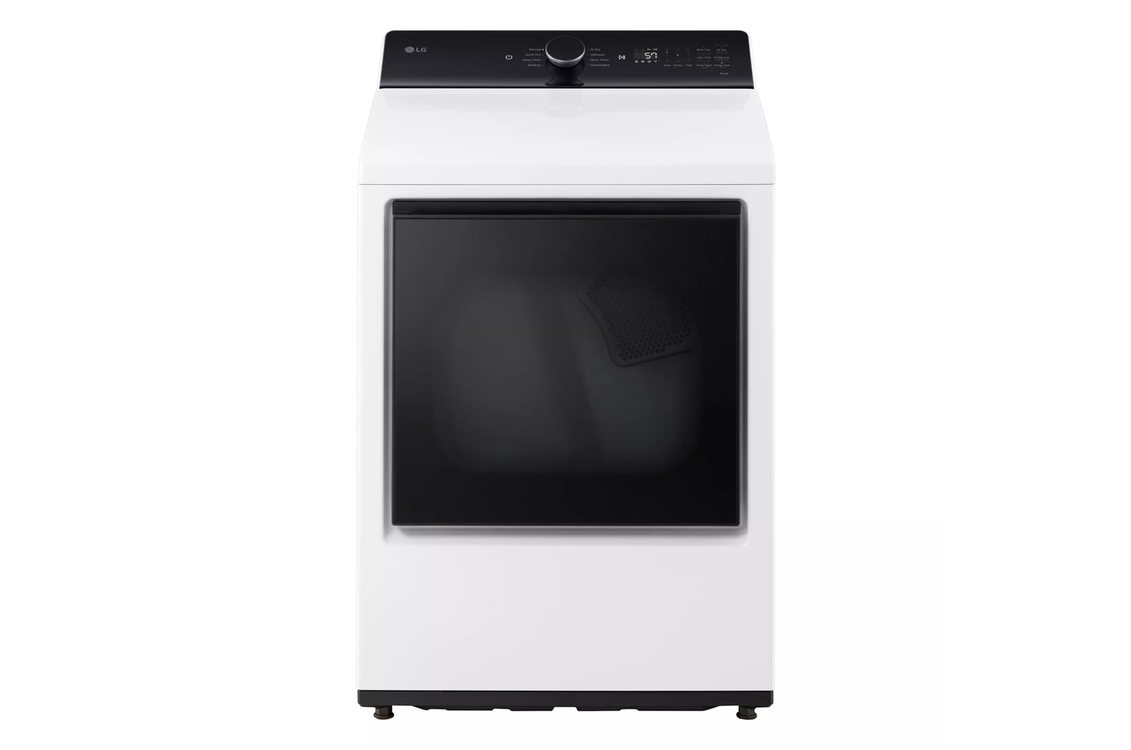 Lg 7.3 cu. ft. Ultra Large Capacity Rear Control Electric Dryer with LG EasyLoad™ Door and AI Sensing