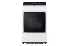 Lg DLE8400WE 7.3 cu. ft. Ultra Large Capacity Rear Control Electric Dryer with LG EasyLoad™ Door and AI Sensing