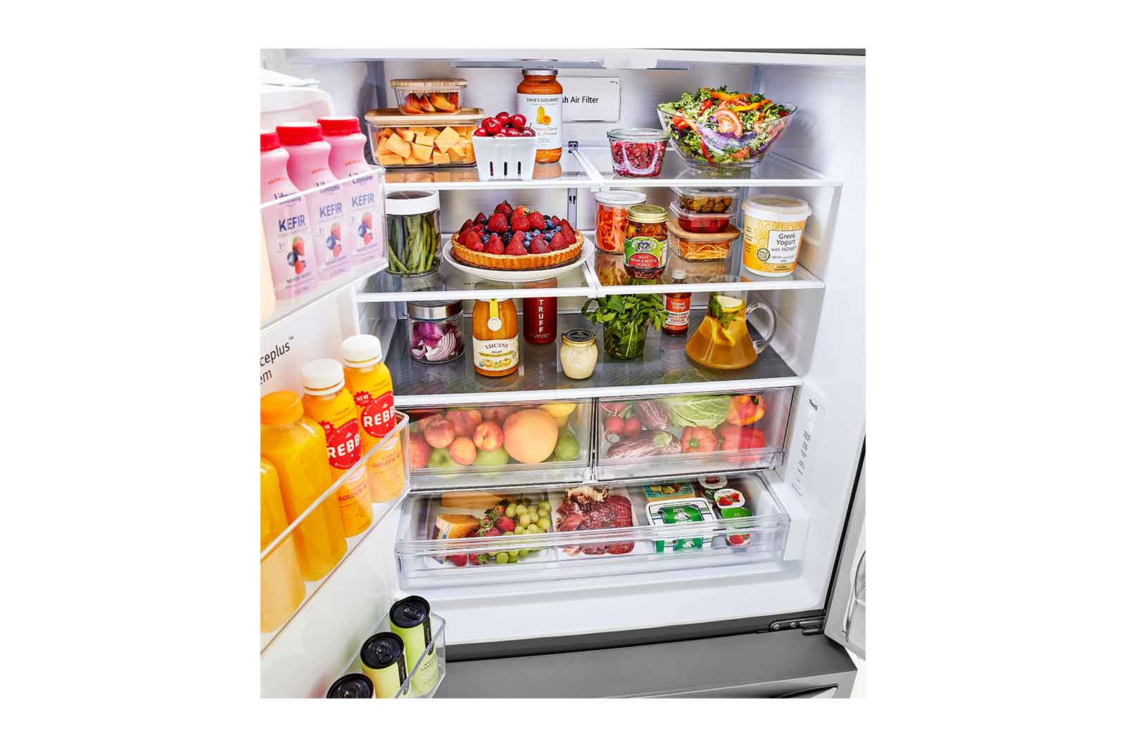 Lg LRFXC2606S 26 cu. ft. Smart Counter-Depth MAX™ Refrigerator with Dual Ice Makers