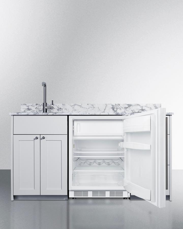 Summit CALDERAWH33ISINKL Turnkey Caldera Kitchen, ADA-compliant
