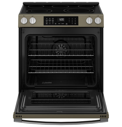 GRS600AVES GE® ENERGY STAR® 30" Slide-In Electric Convection Range with No Preheat Air Fry and EasyWash™ Oven Tray