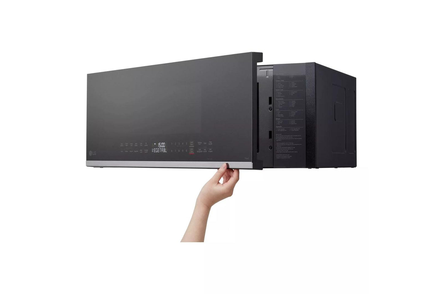 Lg MVEF1337F 1.3 cu. ft. Smart Low Profile Over-the-Range Microwave Oven with Sensor Cook