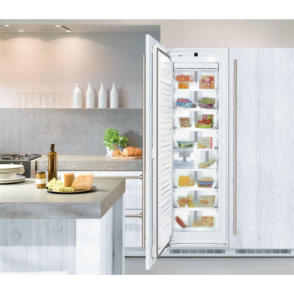 Liebherr HF861 Built-in ALL Freezer 24", Ice Maker, Left Hinge