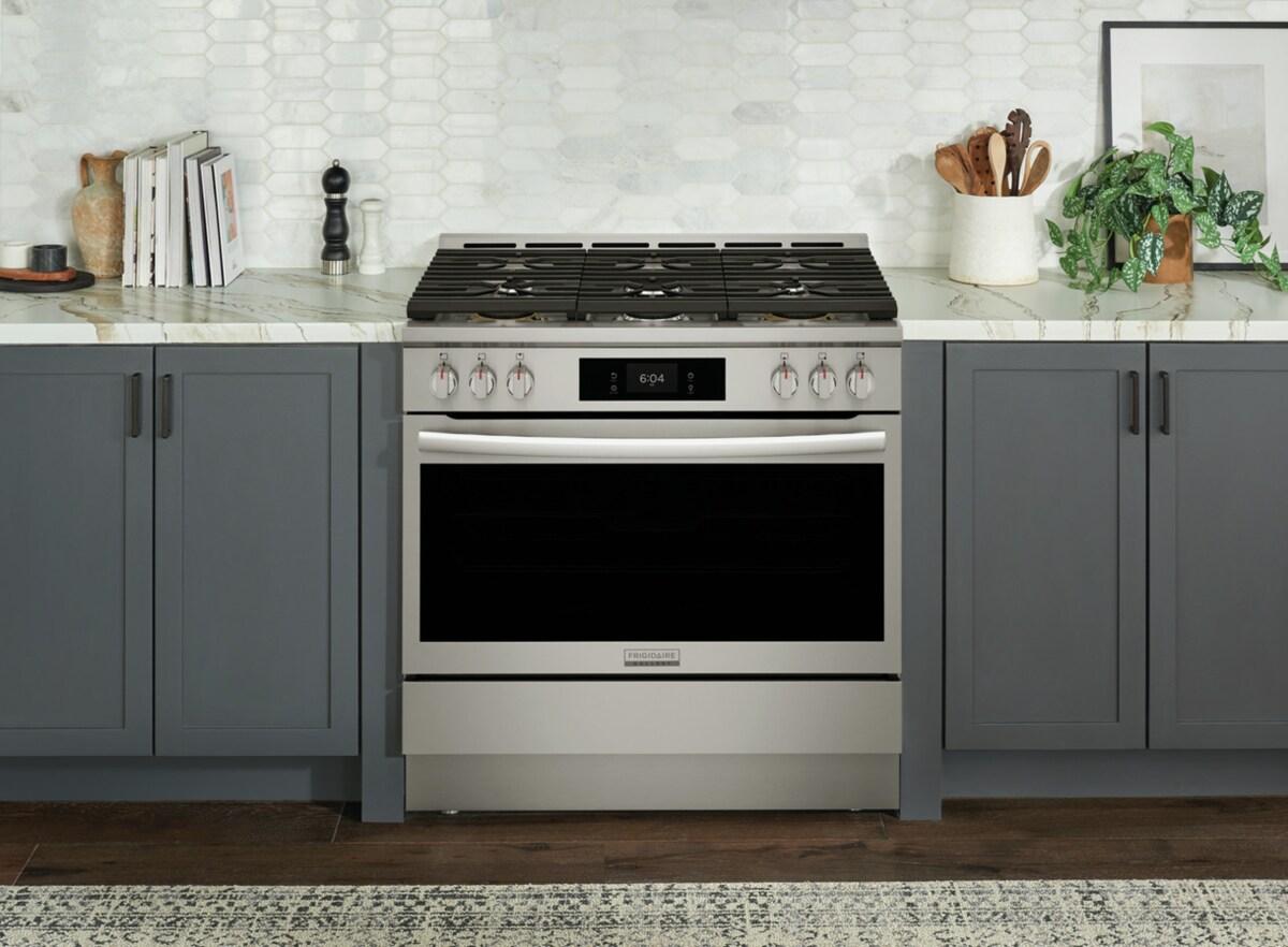 Frigidaire Gallery 36" Dual-Fuel Range with Air Fry