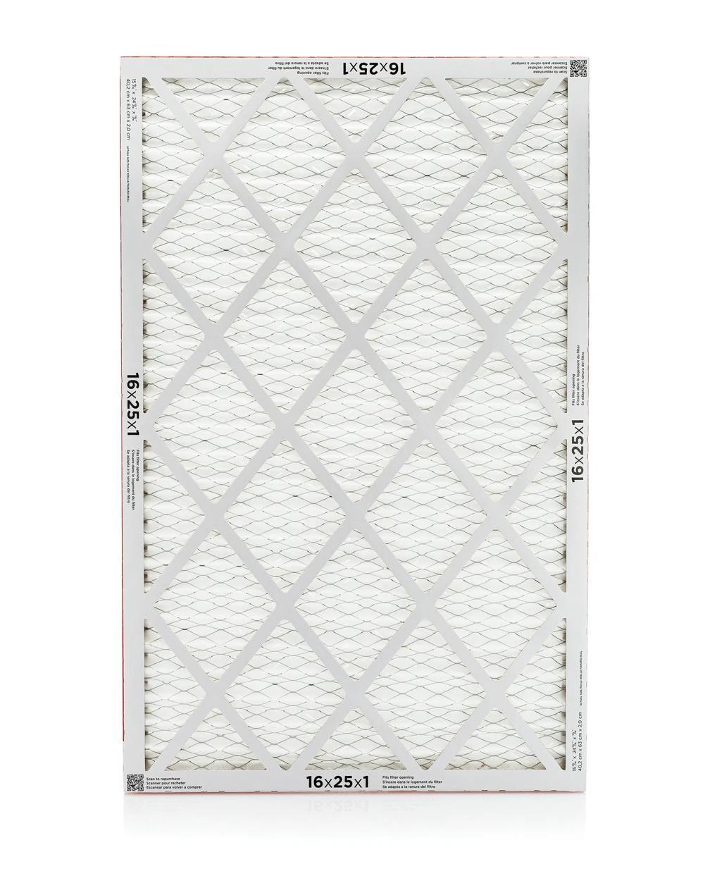 Frigidaire HVAC1625116 PureAir® 16" x 25" x 1" MERV 11 Premium Allergen Air Filter - 6 Pack