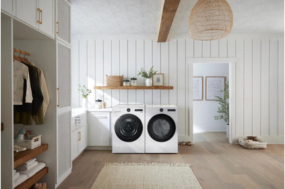 Lg DLEX6700W 7.4 cu. ft. Ultra Large Capacity Smart Front Load Electric Dryer with TurboSteam® & Built-In Intelligence