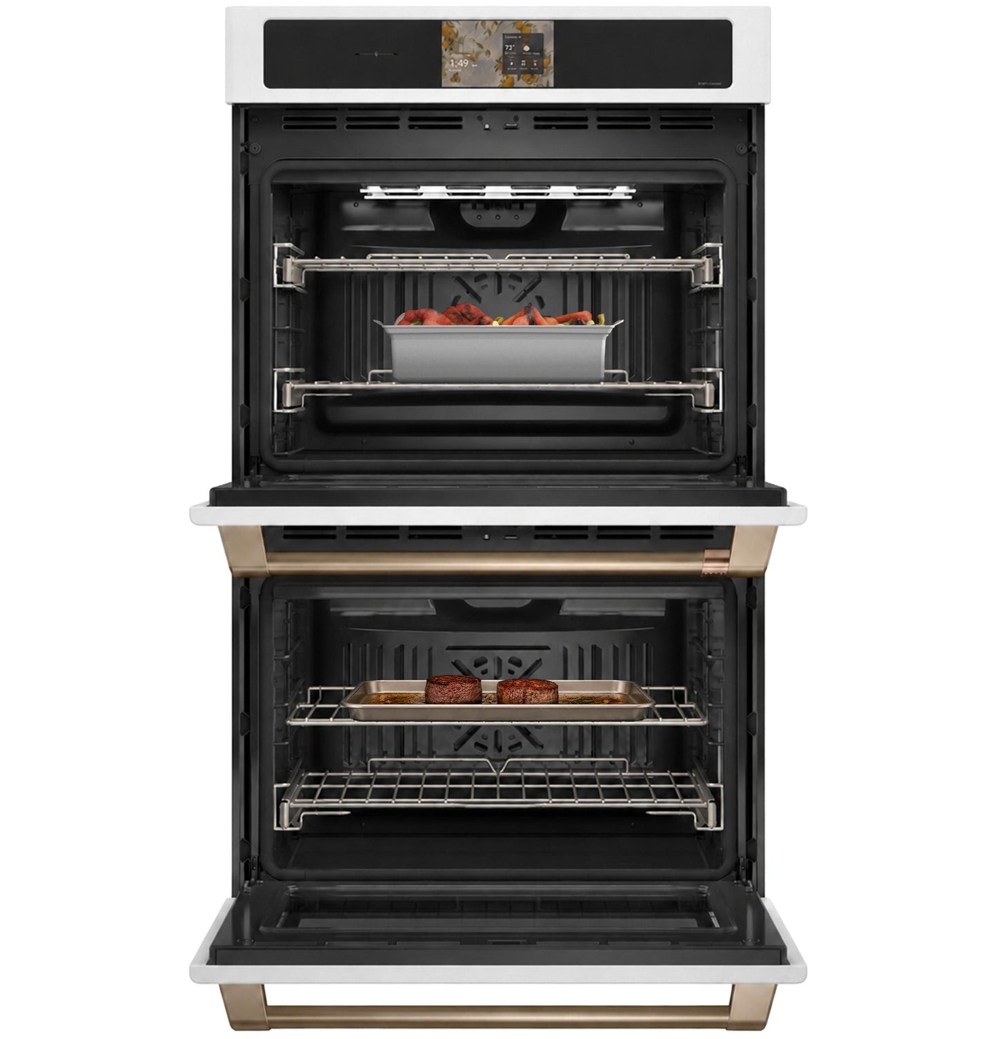 Cafe CTD90DP4ZW2 CAF(EBACK)™ Professional Series 30" Smart Built-In Convection Double Wall Oven