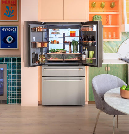Cafe CGE29DP2TS1 CAF(EBACK)™ ENERGY STAR® 28.7 Cu. Ft. Smart 4-Door French-Door Refrigerator With Dual-Dispense AutoFill Pitcher