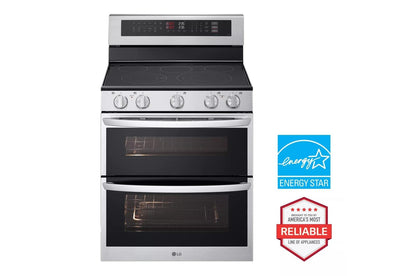 Lg LDEL7324SE 7.3 cu. ft. Smart Electric Double Oven Freestanding Range with ProBake Convection®, Air Fry & Air Sous Vide