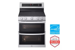 Lg LDEL7324SE 7.3 cu. ft. Smart Electric Double Oven Freestanding Range with ProBake Convection®, Air Fry & Air Sous Vide