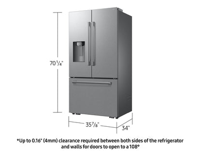 Samsung RF70H30GER Bespoke AI 3-Door French Door Zero Clearance Fit  Sphere Ice™  29 cu. ft.