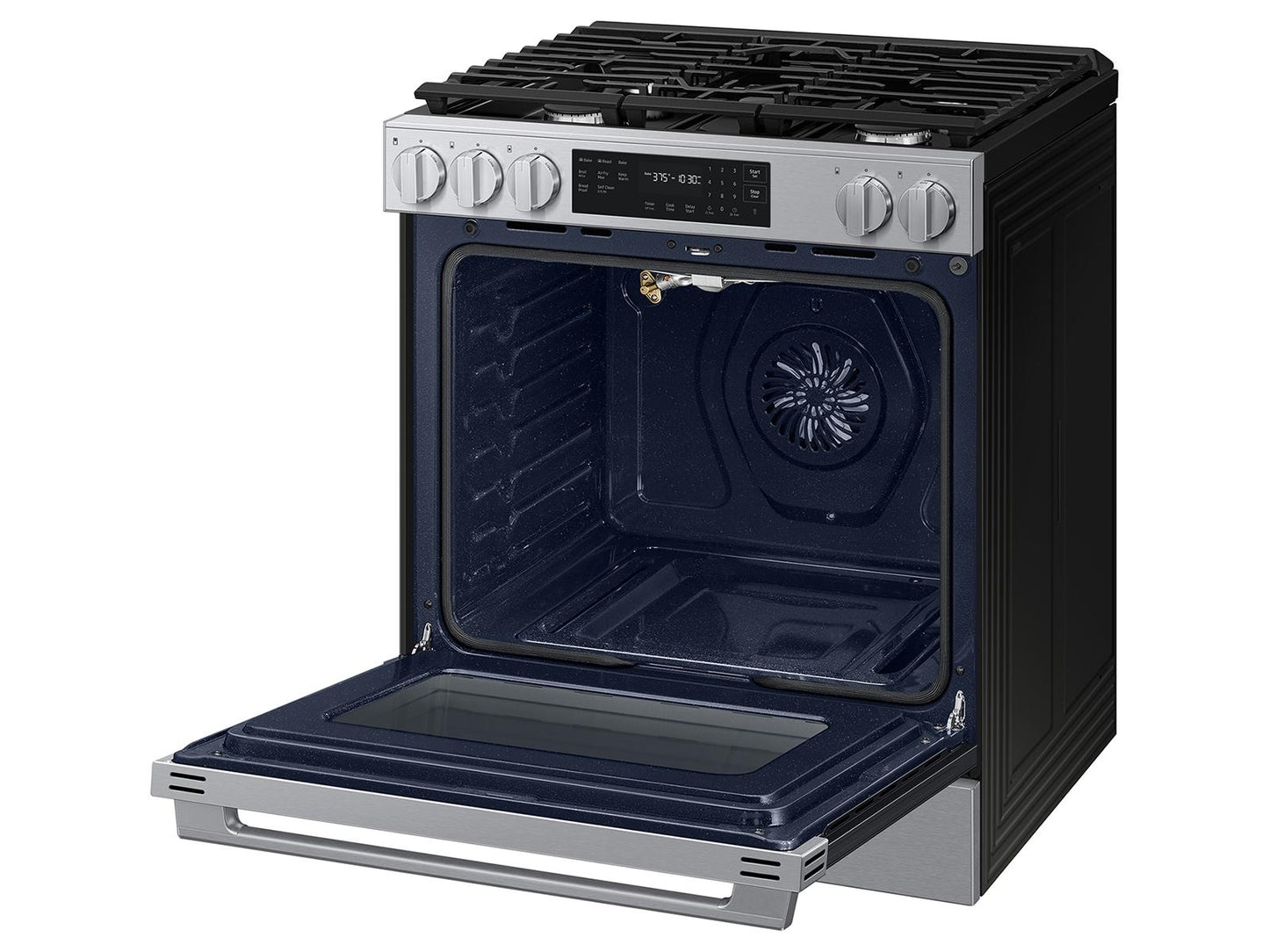 Samsung NSG70H60SR Bespoke Smart Slide-in Gas Range Pro Style Design  Air Fry Max  Precision Knobs