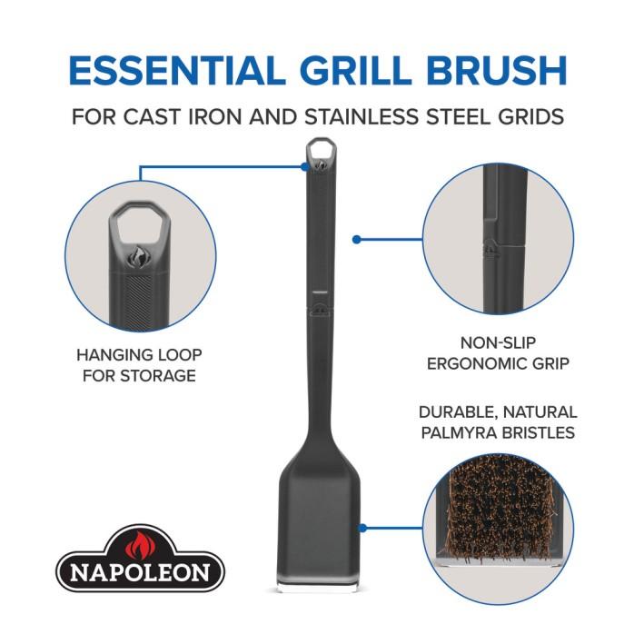 Napoleon Bbq GABR001 Grill Brush with Palmyra Bristles Essential Series