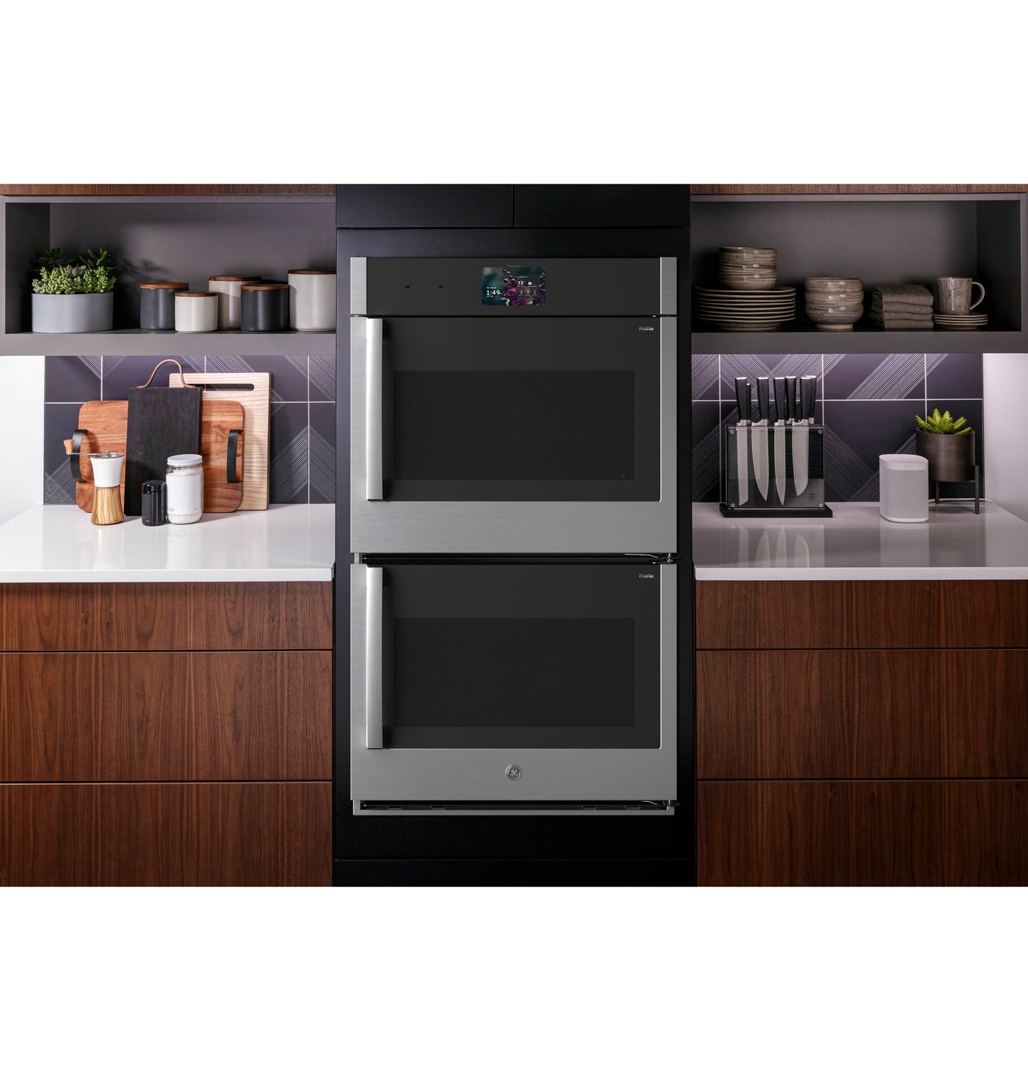 PTD700RSZSS GE Profile™ 30" Smart Built-In Convection Double Wall Oven with Right-Hand Side-Swing Doors