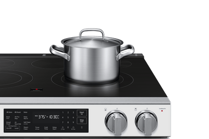 Samsung NSE80H63SW Bespoke Smart Slide-in Electric Range Pro Style Design  Air Fry Max  True Convection
