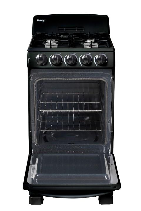 DR203BGLP Danby 20" Wide Gas Range in Black