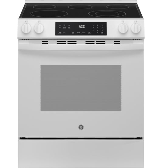 GRS500PVWW GE® ENERGY STAR® 30" Slide-In Electric Range with Crisp Mode