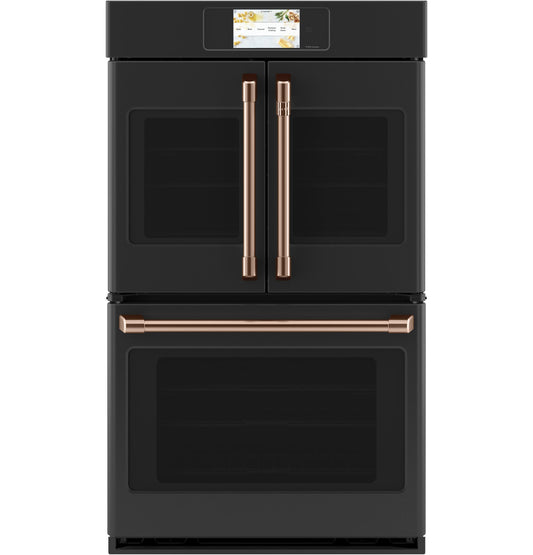 Cafe CXWDFHKMNCU CAF(EBACK)™ 2 French-Door Handles; 1 - 30" Handle - Brushed Copper