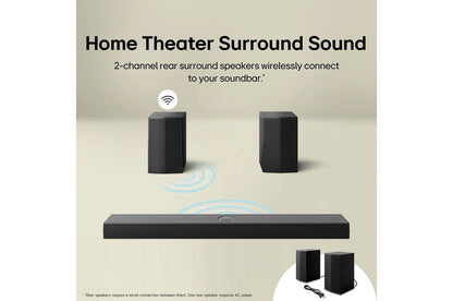 Lg S60TR S60TR LG Home Theater Soundbar with Dolby Audio™ and Rear Speakers, 5.1 channel