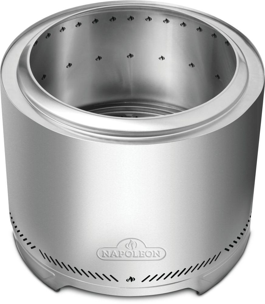 Napoleon Bbq NWFPLTISS Timberwolf Smokeless Fire Pit 22-inch, Stainless Steel , Wood, Stainless Steel