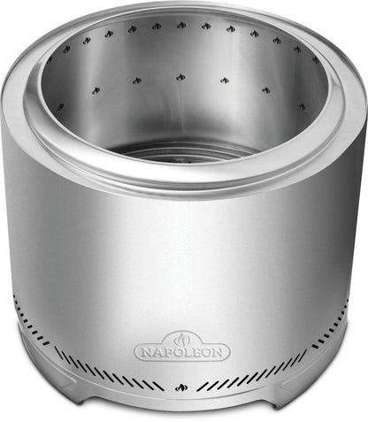 Napoleon Bbq NWFPLTISS Timberwolf Smokeless Fire Pit 22-inch, Stainless Steel , Wood, Stainless Steel