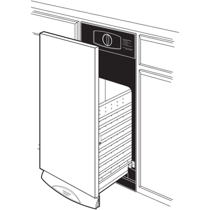 Cafe UCG1500NBB Universal 15" Built-In Compactor