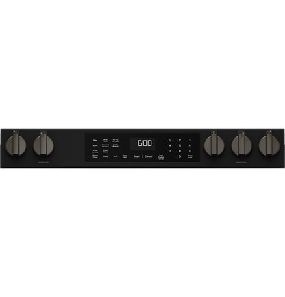 GGS600AVDS GE® 30" Slide-In Front-Control Convection Gas Range with No Preheat Air Fry and EasyWash™ Oven Tray
