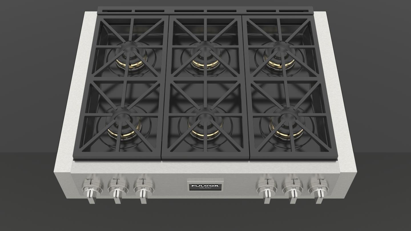 36" PRO GAS RANGE TOP