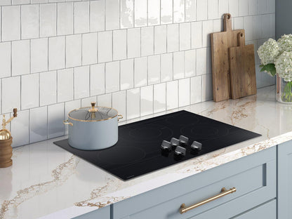 Samsung NZ30FG6332RK Electric Cooktop Illuminated Knobs  Wi-Fi  Rapid Boil