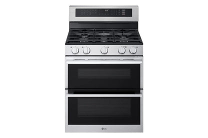 Lg LDGL6924Y 6.9 cu. ft. Smart Gas Double Oven Freestanding Range with ProBake Convection®, Air Fry & Air Sous Vide